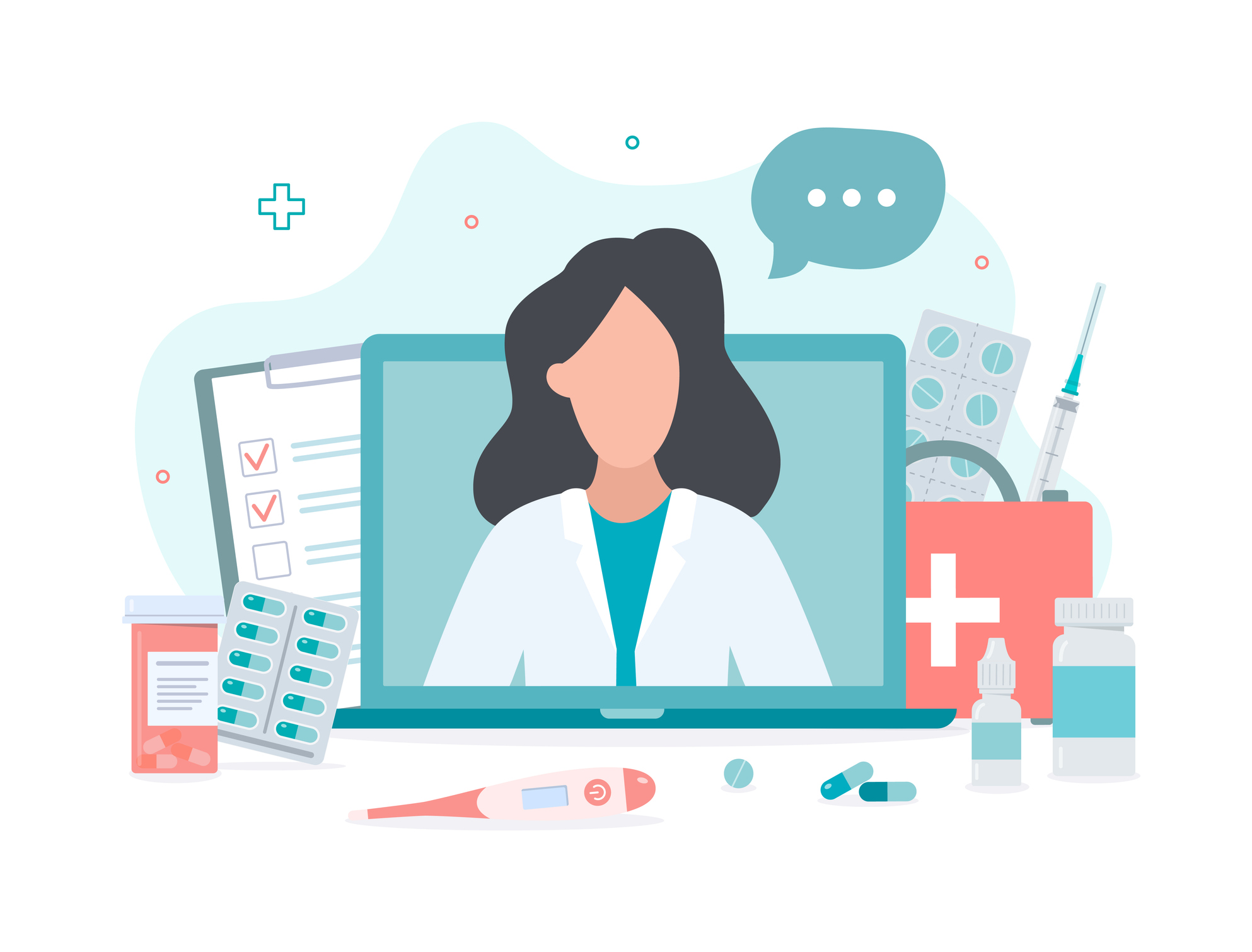 Online doctor concept Tele-Antimicrobial Stewardship Programs